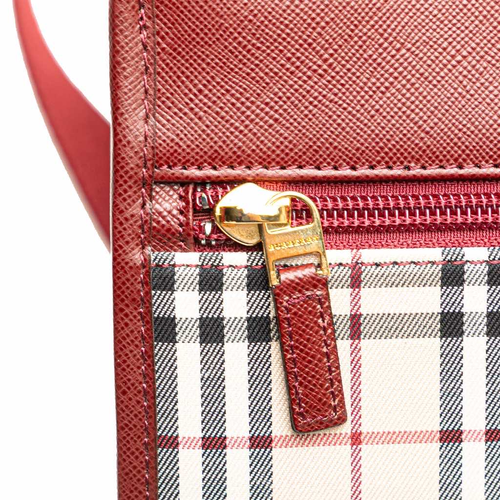 Burberry House Check Canvas Crossbody - Detail 2