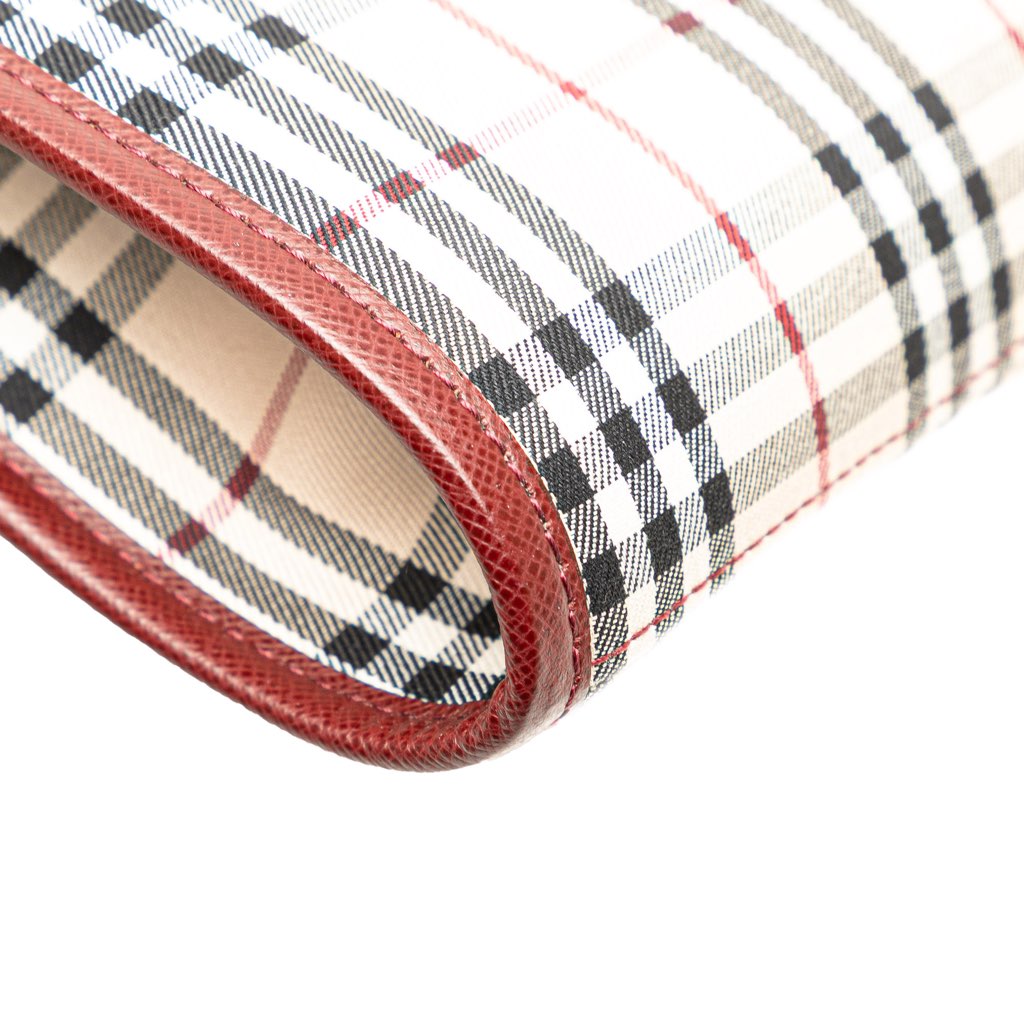 Burberry House Check Canvas Crossbody - Image 10