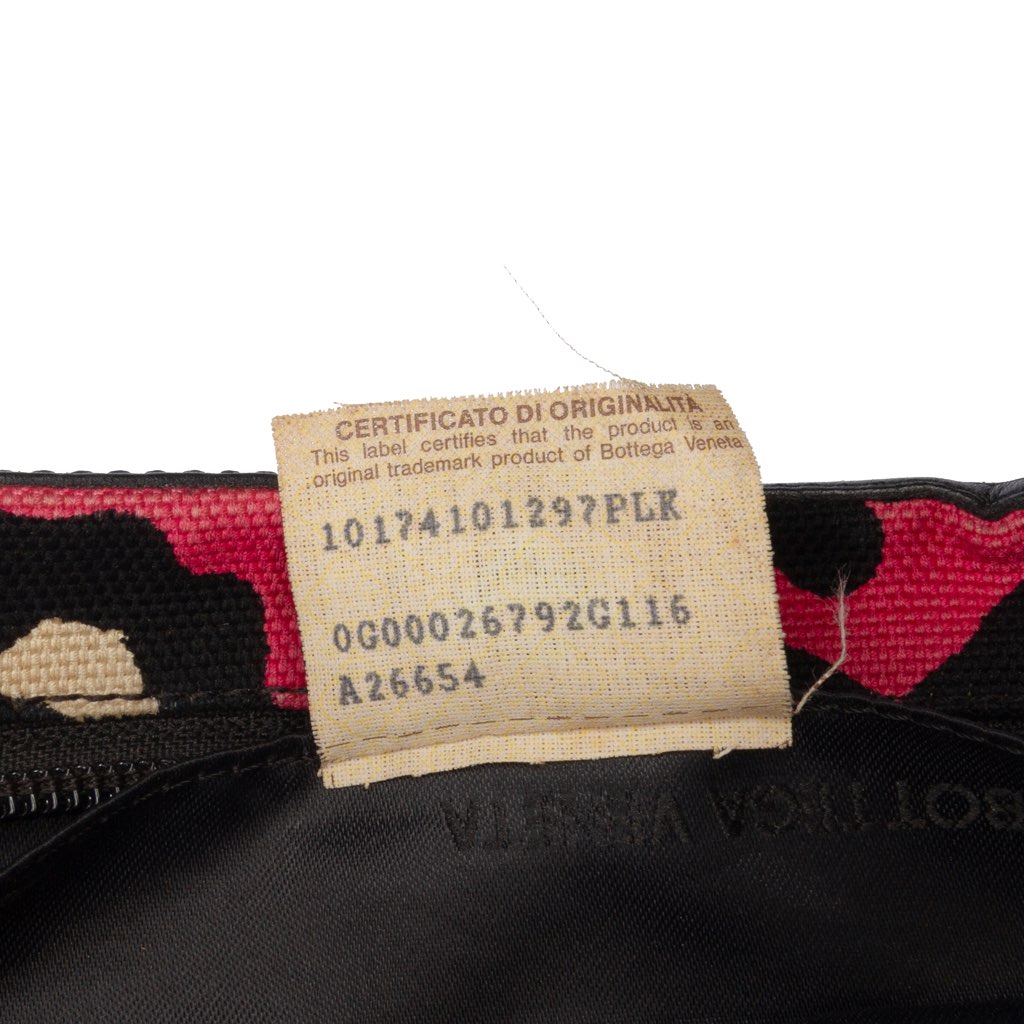 Bottega Veneta Leopard Print Canvas Shoulder Bag - Detail 2