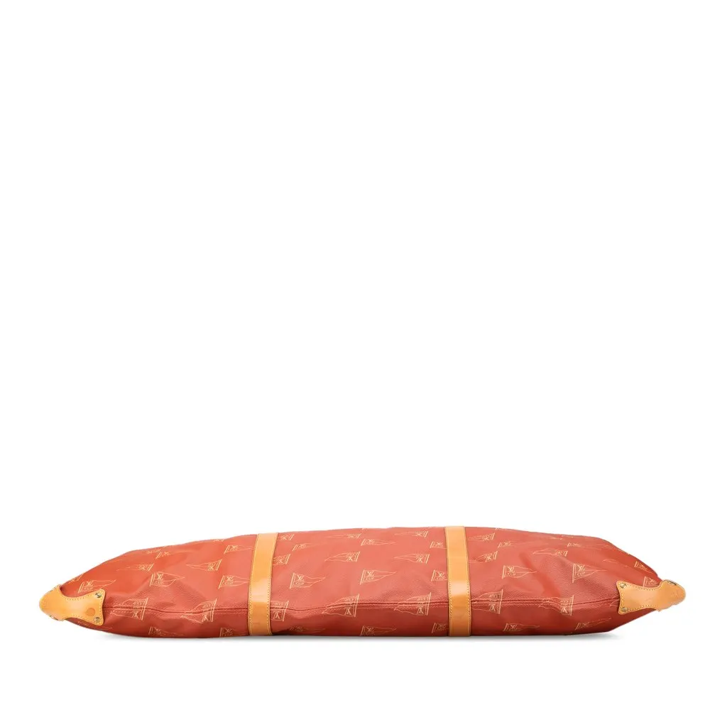 Louis Vuitton Americas Cup Coated Canvas Kabul Garment Bag Red Canvas Good - Inside View