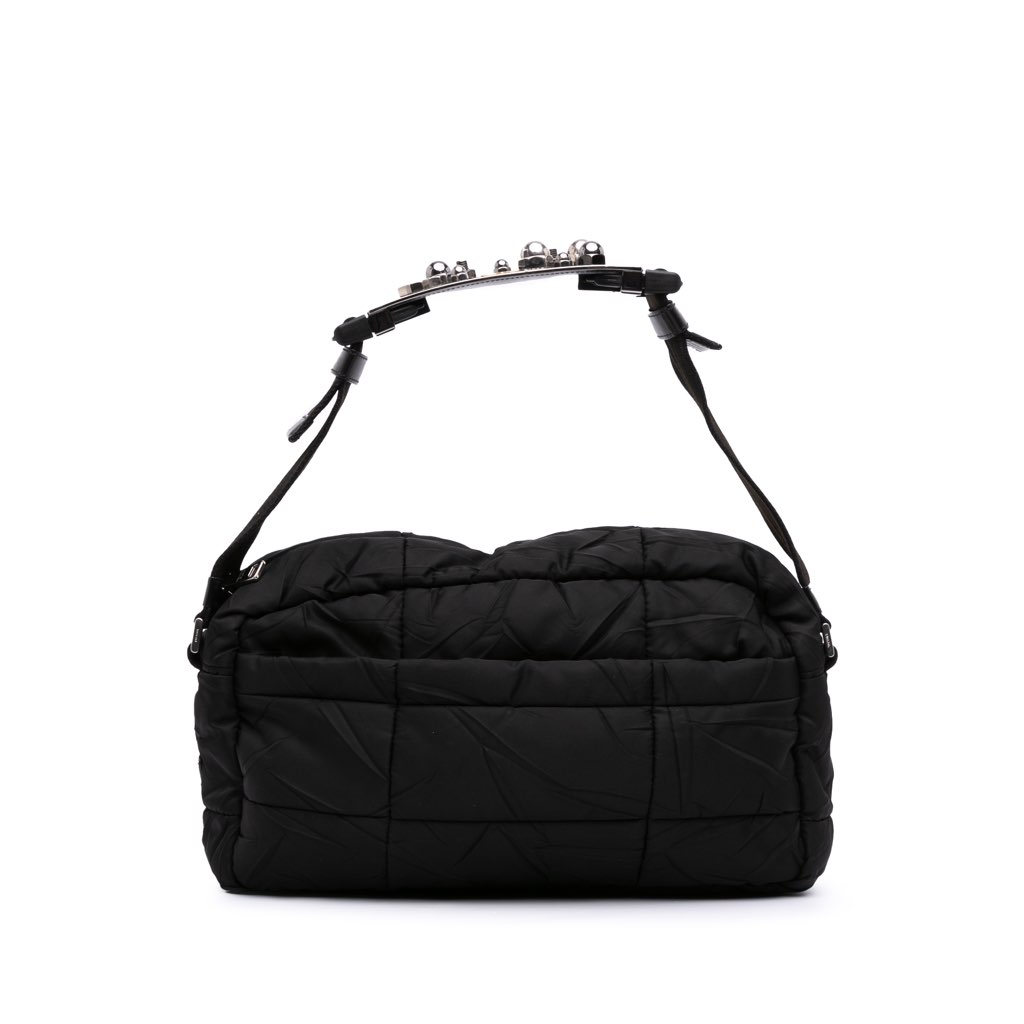 Prada Quilted Tessuto Messenger Bag