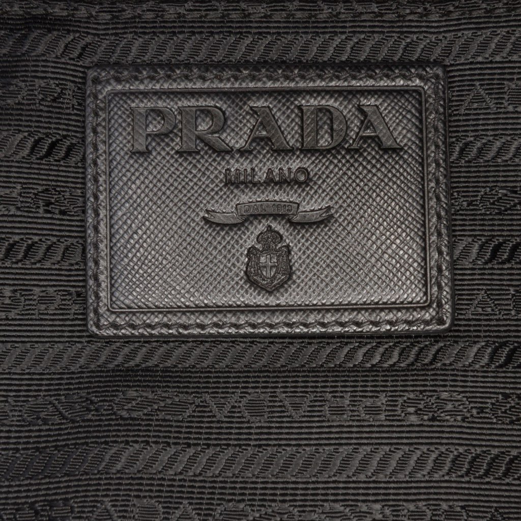 Prada Quilted Tessuto Messenger Bag - Side view