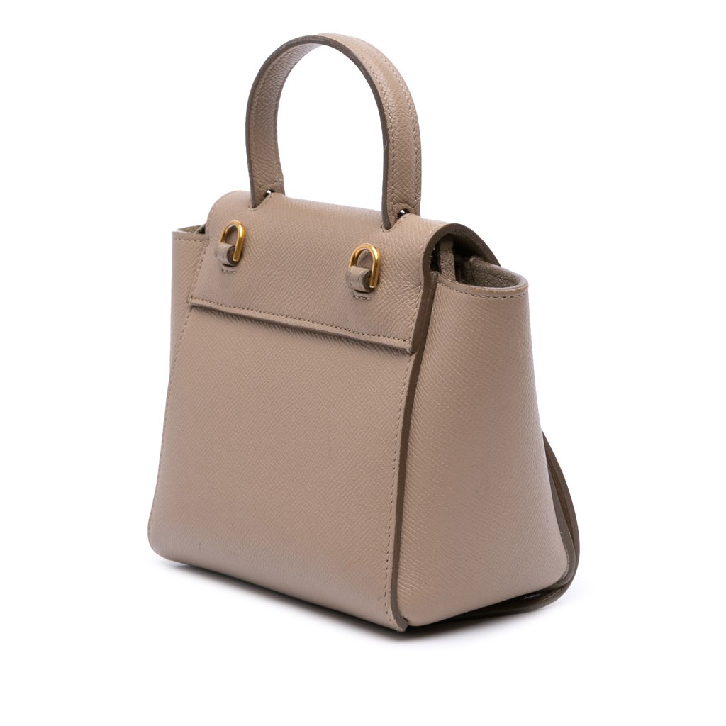 Celine Pico Grained Calfskin Belt Bag - Back view