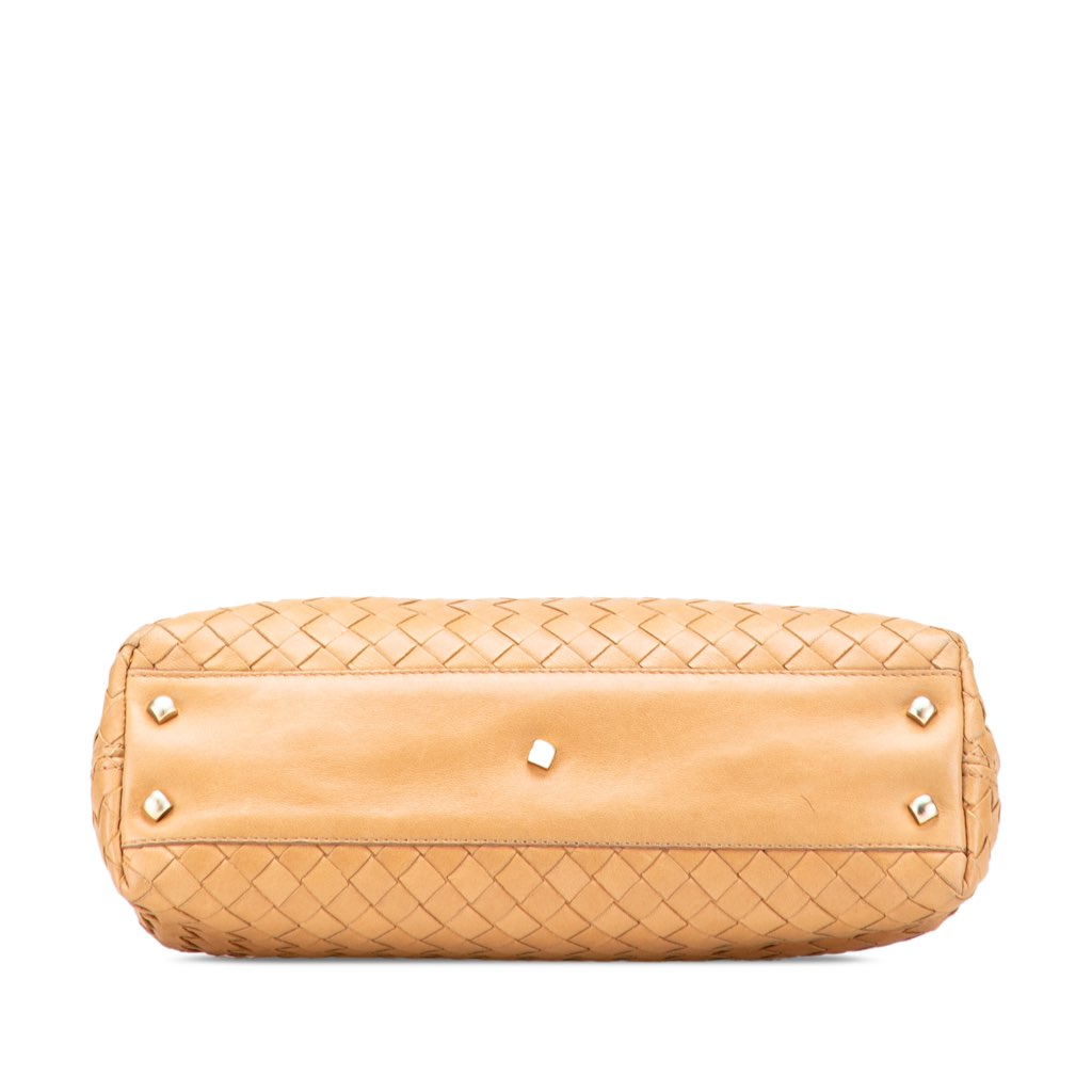 Bottega Veneta Lambskin Intrecciato Satchel - 3