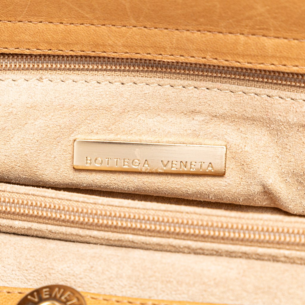 Bottega Veneta Lambskin Intrecciato Satchel - 5