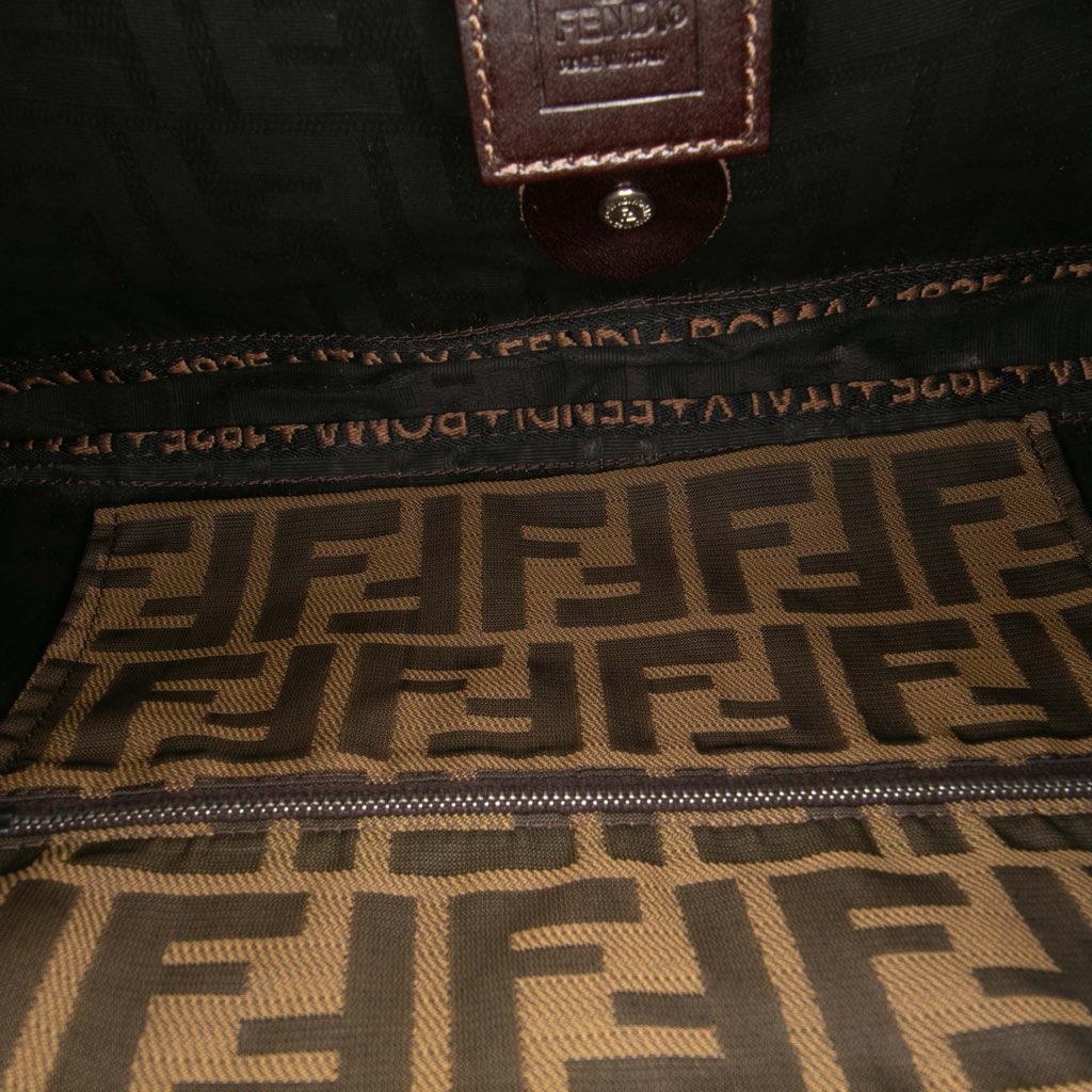 Fendi Zucca Canvas Shoulder Bag - 4