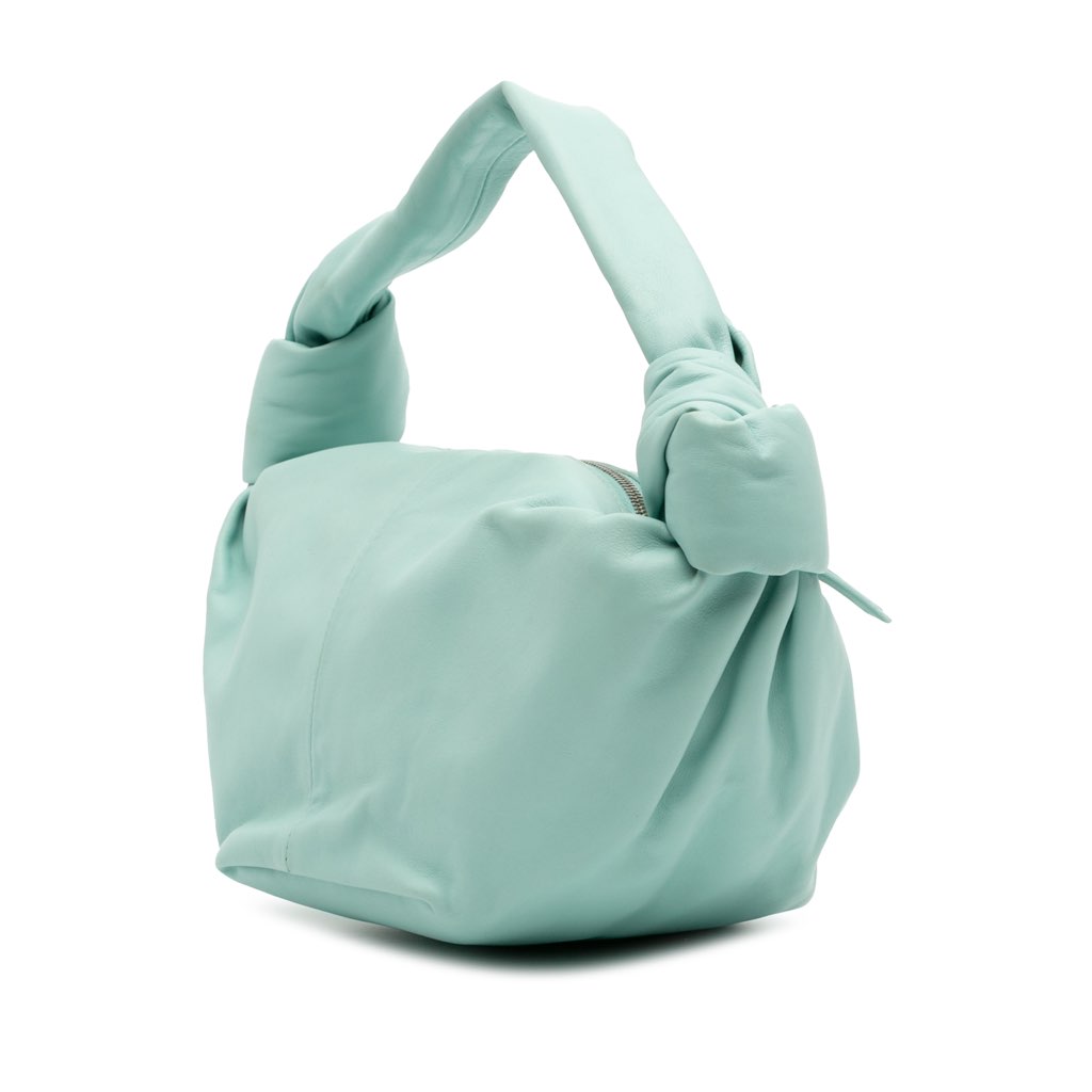 Bottega Veneta Mini Calfskin Double Knot Bag - Back view