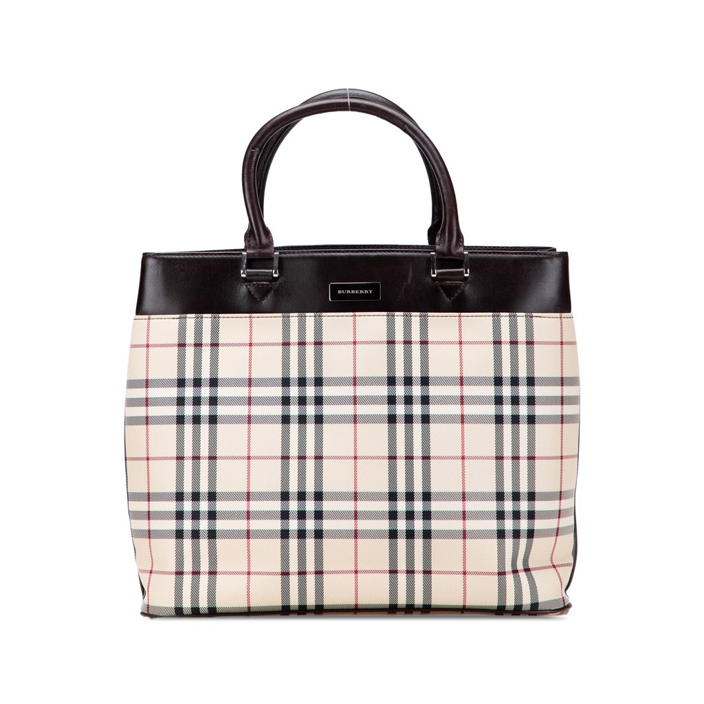 Burberry House Check Canvas Tote