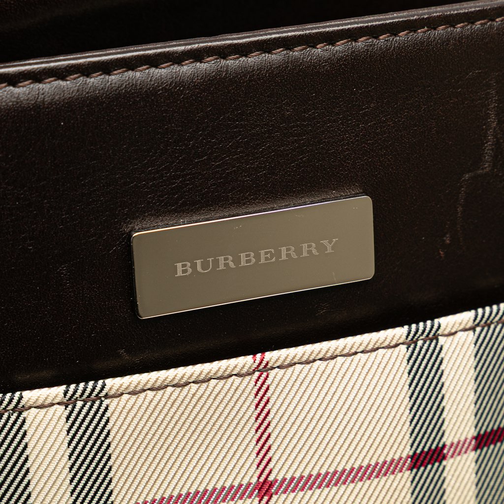 Burberry House Check Canvas Tote - 5