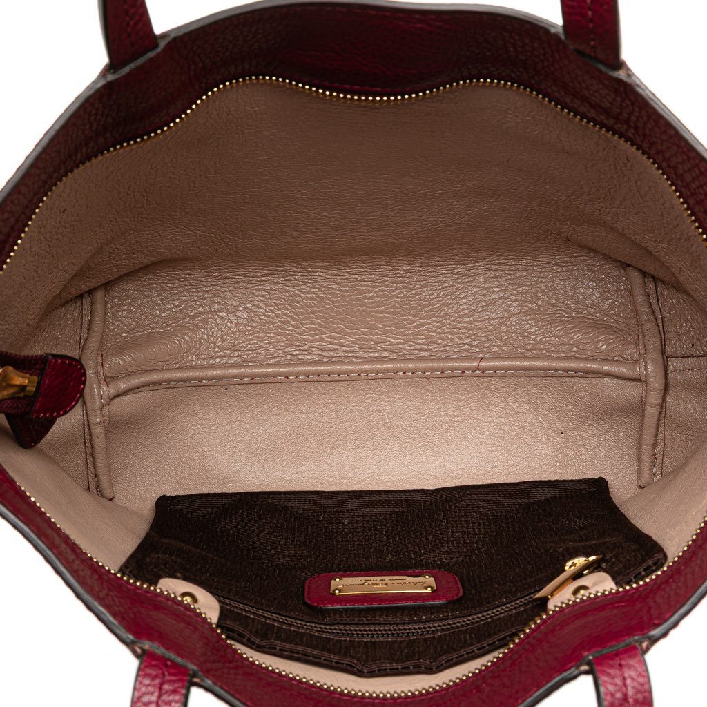 Salvatore Ferragamo Leather Gancini Tote - 4