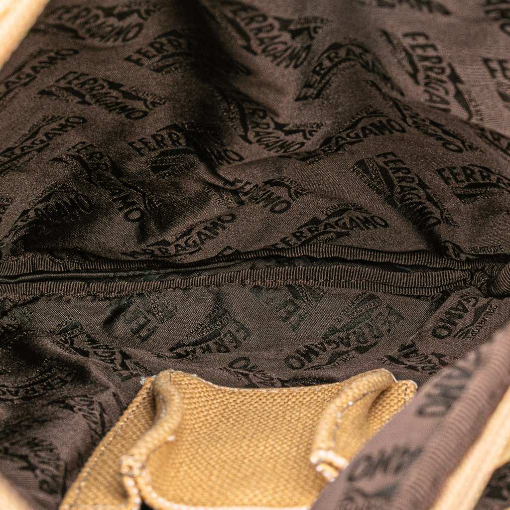 Salvatore Ferragamo Canvas Sling Bag - 4