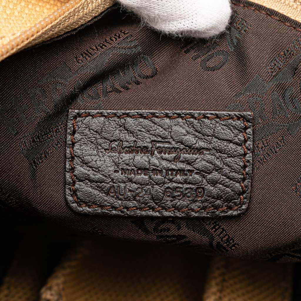 Salvatore Ferragamo Canvas Sling Bag - 5