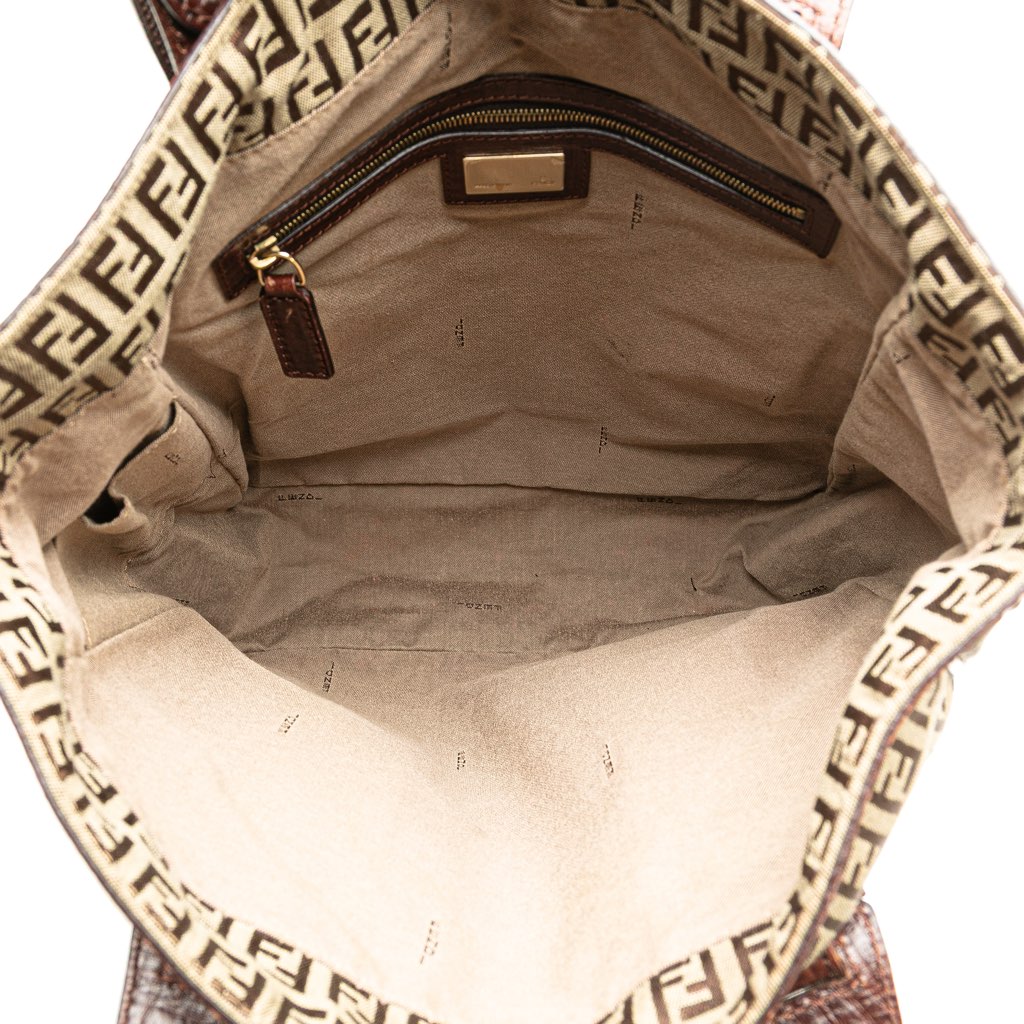 Fendi Zucchino Canvas Tote - 4