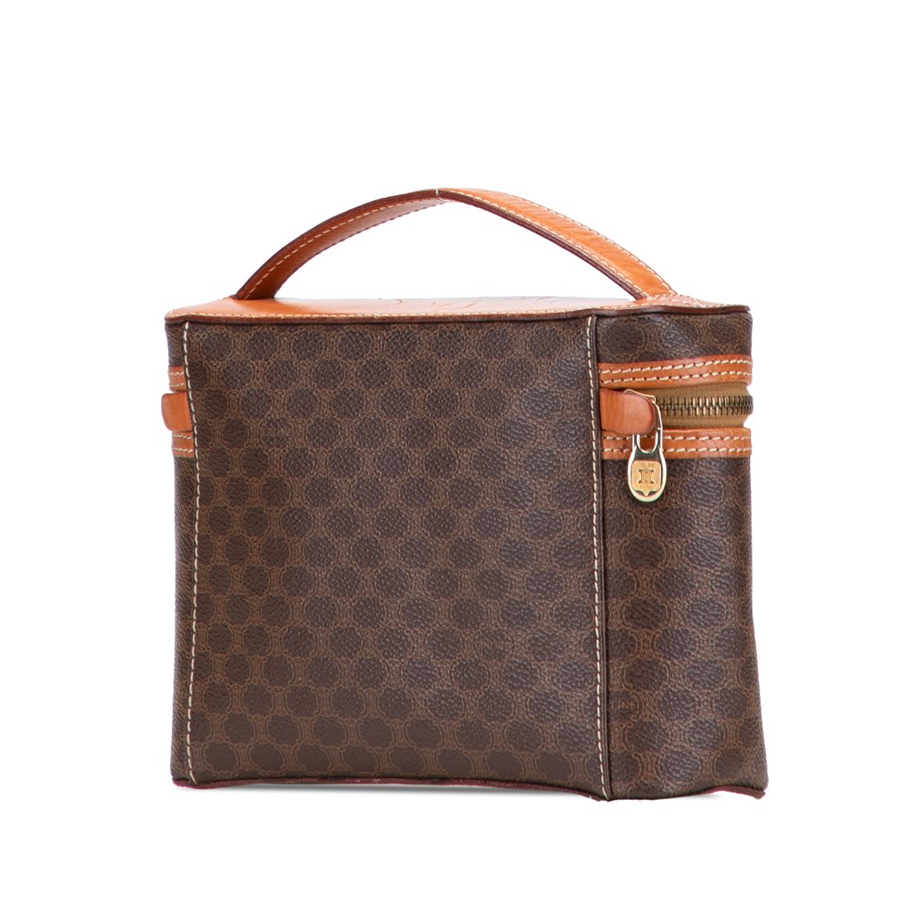 Celine Macadam Coated Canvas Vanity Bag - 2