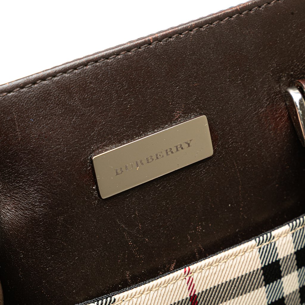 Burberry House Check Canvas Tote - 5