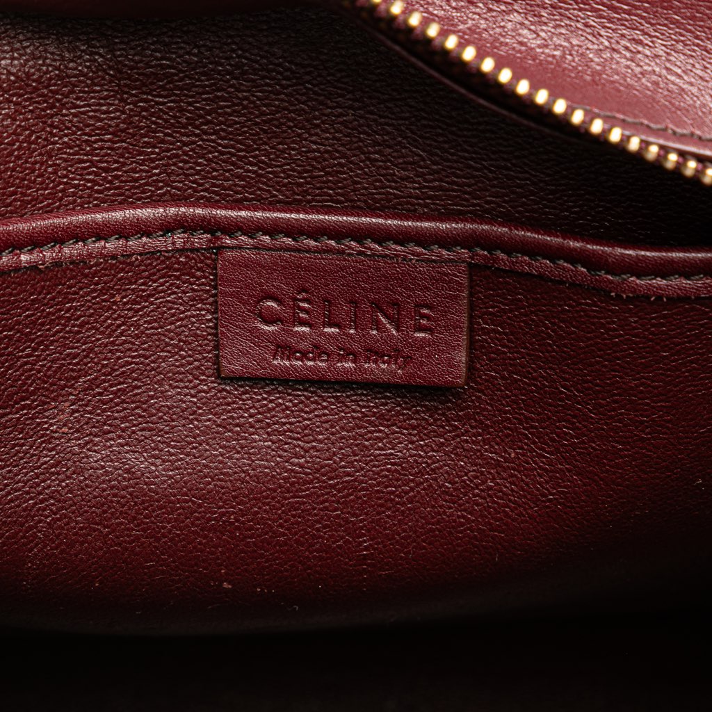 Celine Nano Bicolor Suede and Calfskin Luggage Tote - 5