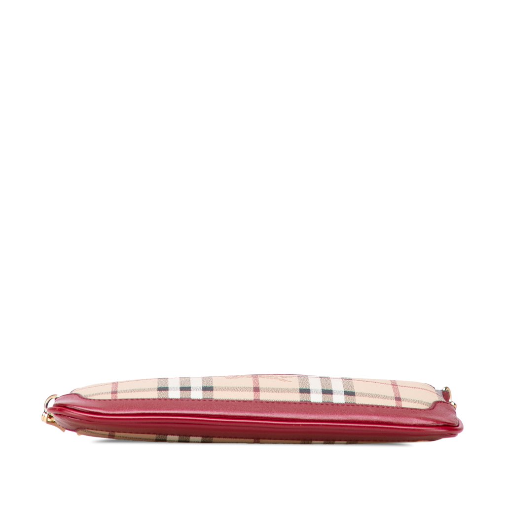 Burberry Haymarket Check Coated Canvas Peyton Crossbody - Image 6