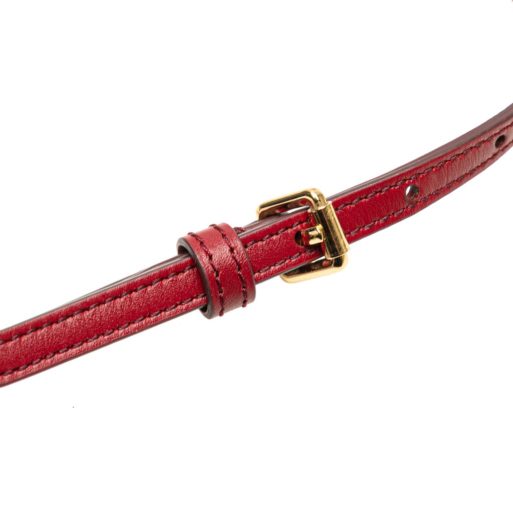 Burberry Haymarket Check Coated Canvas Peyton Crossbody - Image 11