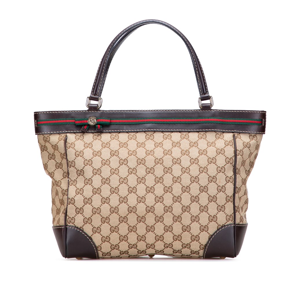 Gucci GG Canvas Web Mayfair Tote