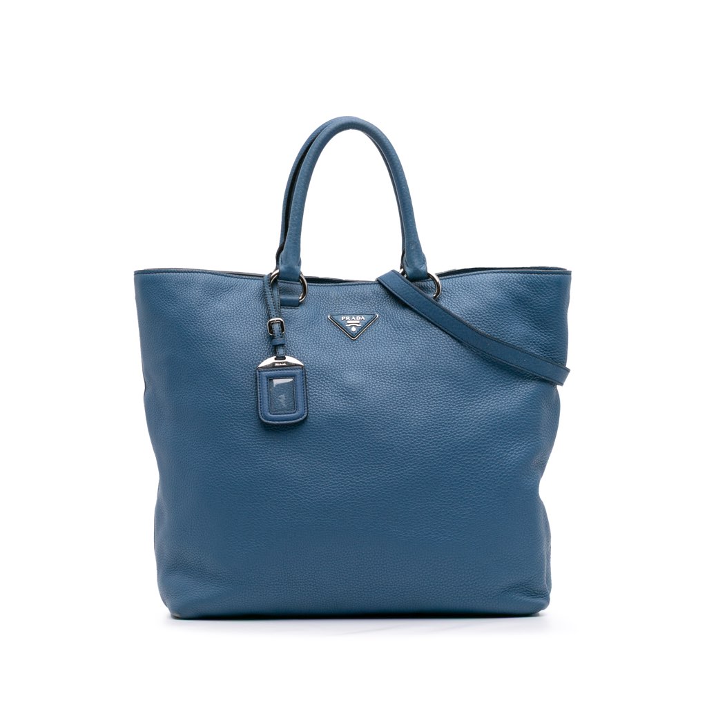 Prada Vitello Daino Open Convertible Tote