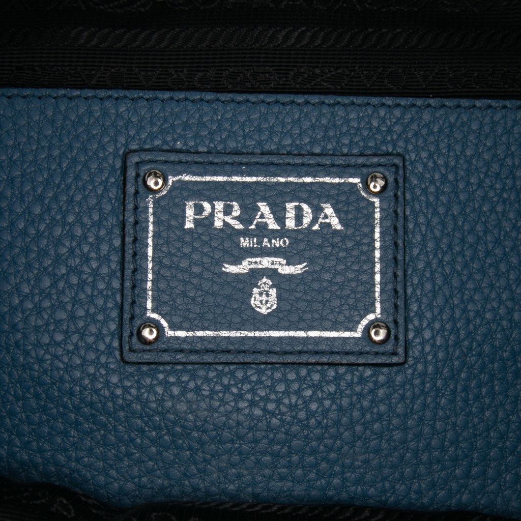 Prada Vitello Daino Open Convertible Tote - Side view
