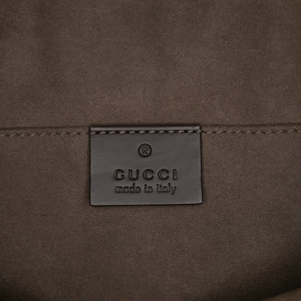 Gucci GG Supreme Web Clutch - Side view