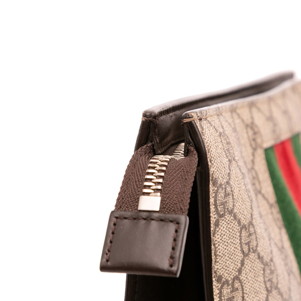 Gucci GG Supreme Web Clutch - Image 10