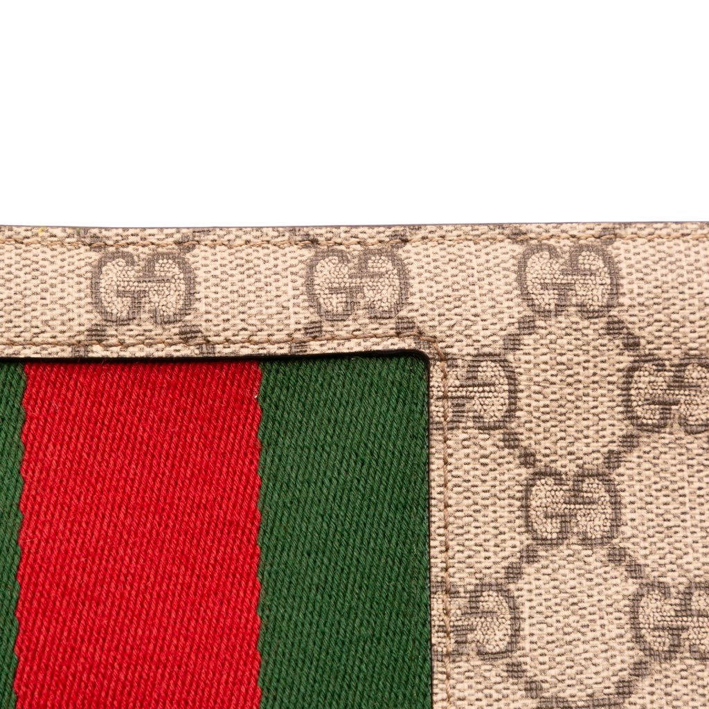 Gucci GG Supreme Web Clutch - Image 12