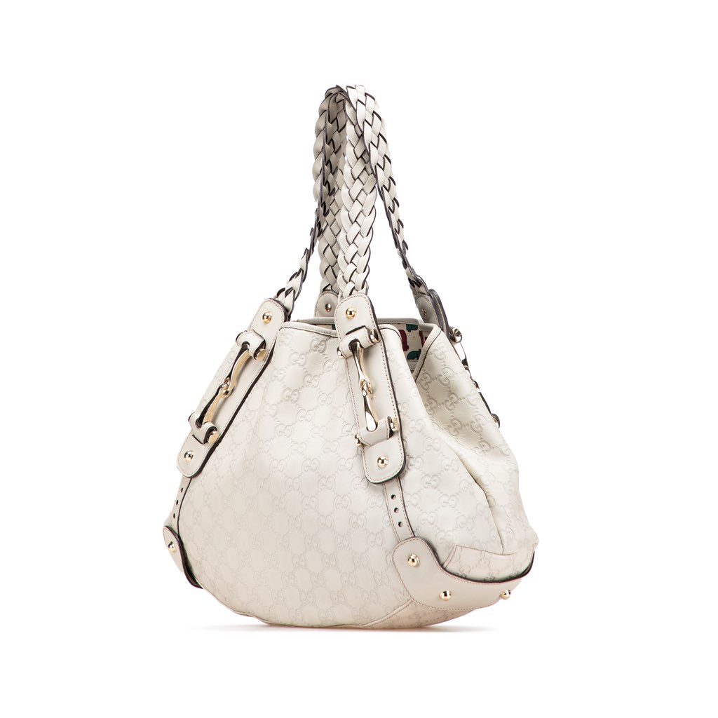 Gucci Small Guccissima Horsebit Pelham Shoulder Bag - 2