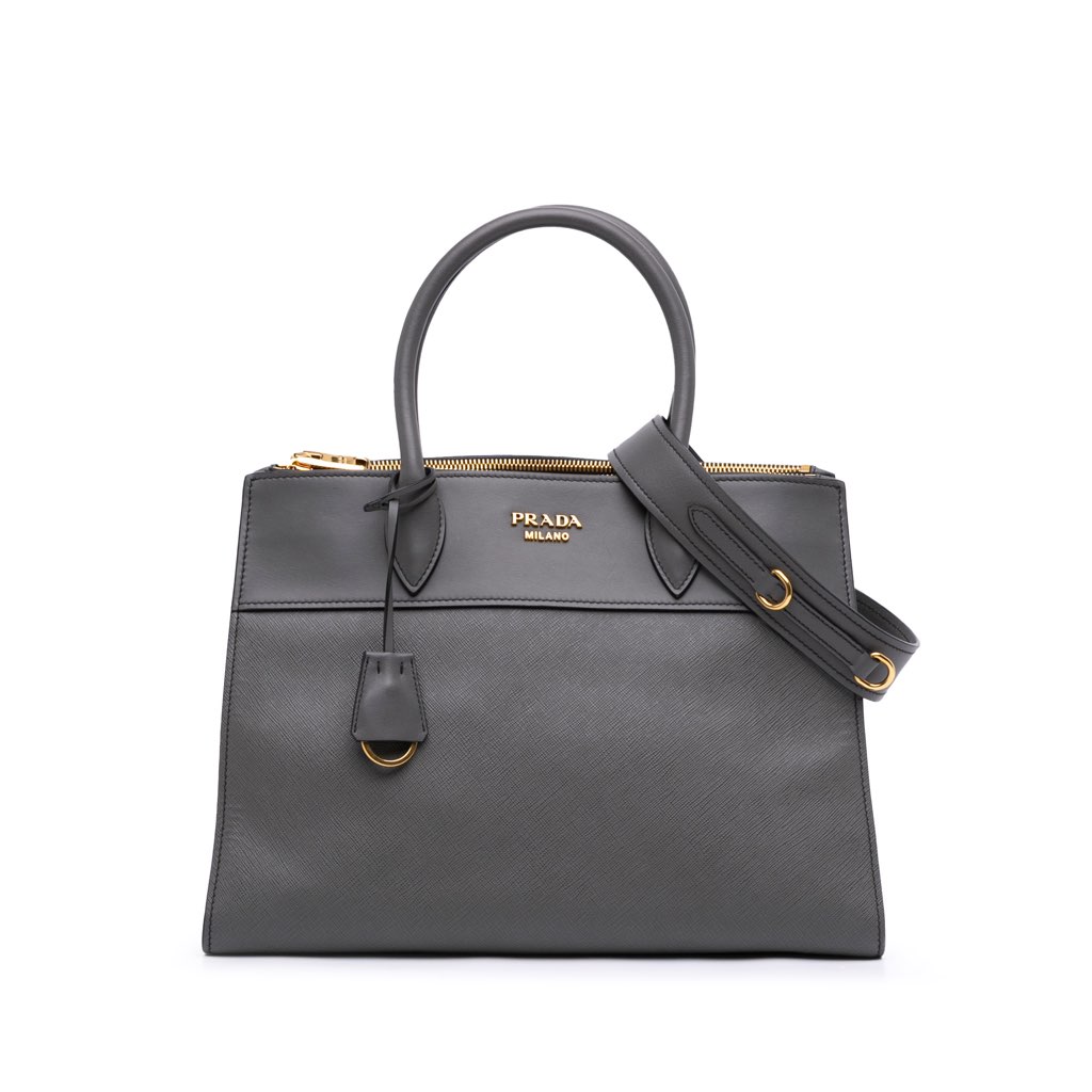 Prada Saffiano and City Calf Paradigme Bag