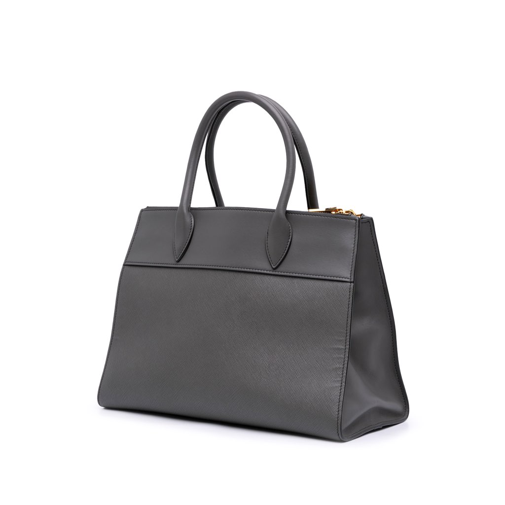 Prada Saffiano and City Calf Paradigme Bag - 2