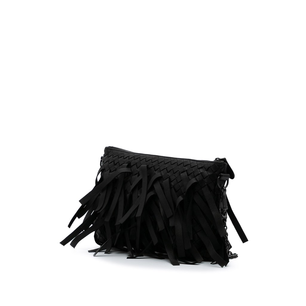 Bottega Veneta Nappa Intrecciato Palio Fringe Chain Crossbody - 2
