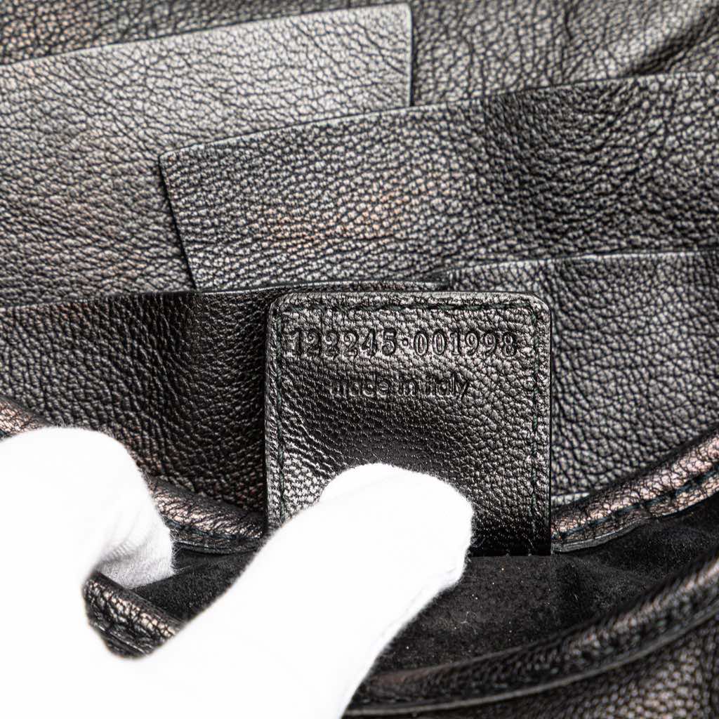 Yves Saint Laurent Small Ruffled Leather Saint Tropez Hobo - 5