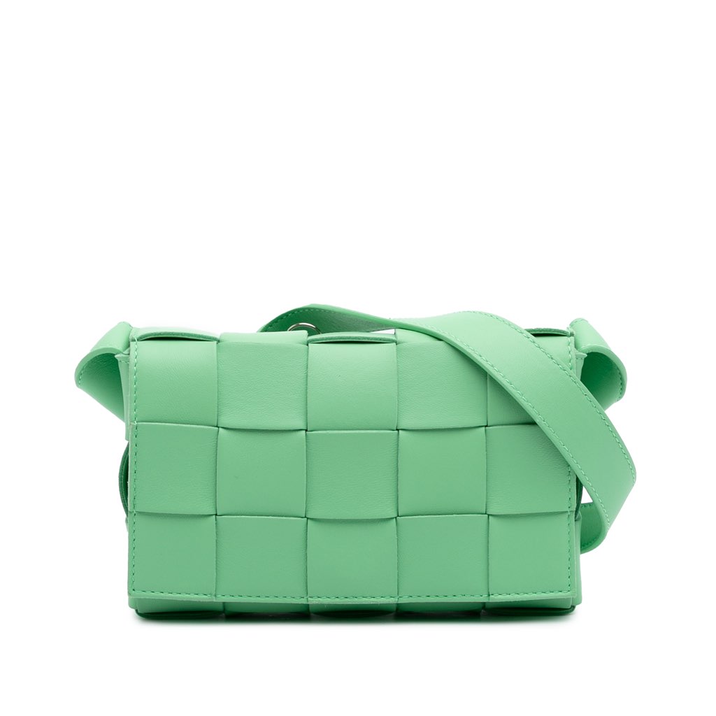Bottega Veneta Small Nappa Intrecciato Cassette Crossbody
