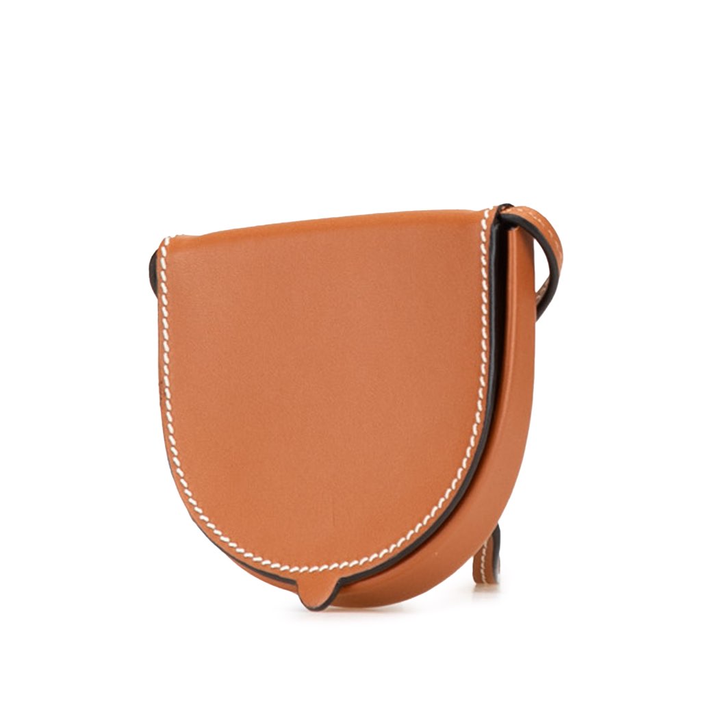 Loewe Mini Soft Calfskin Heel Pouch - Back view