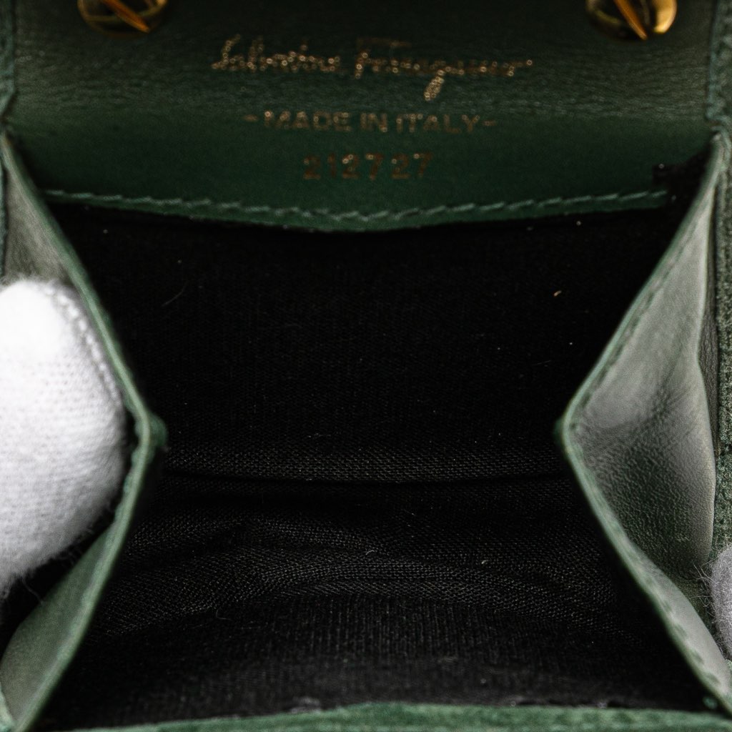 Salvatore Ferragamo Mini Gancini Suede Chain Crossbody - 4