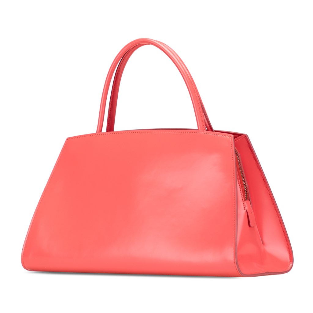 Prada Brushed Leather Architectural Line Horizontal Bag - 2