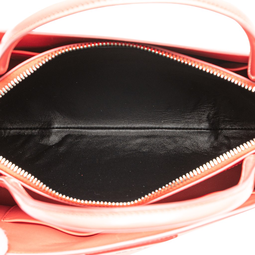 Prada Brushed Leather Architectural Line Horizontal Bag - 4