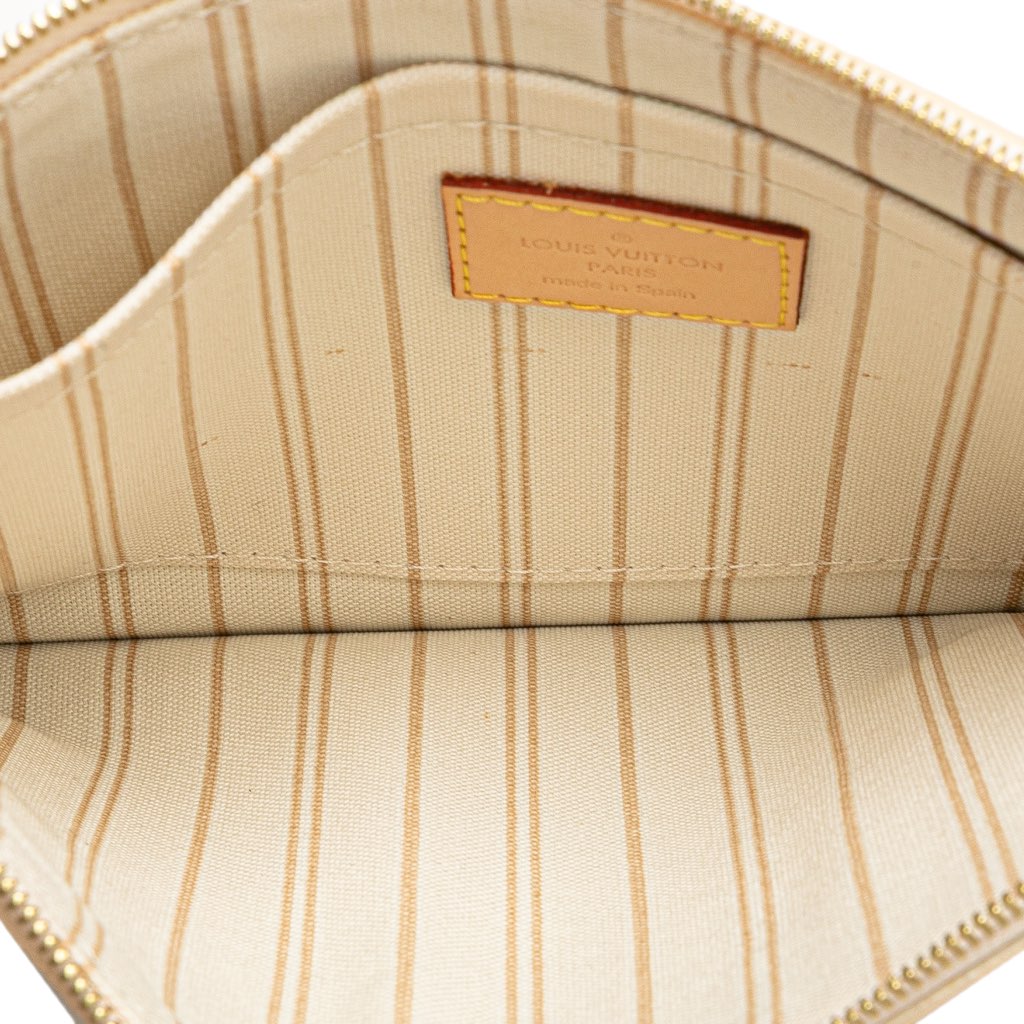 Louis Vuitton Damier Azur Neverfull Pouch MM - 4