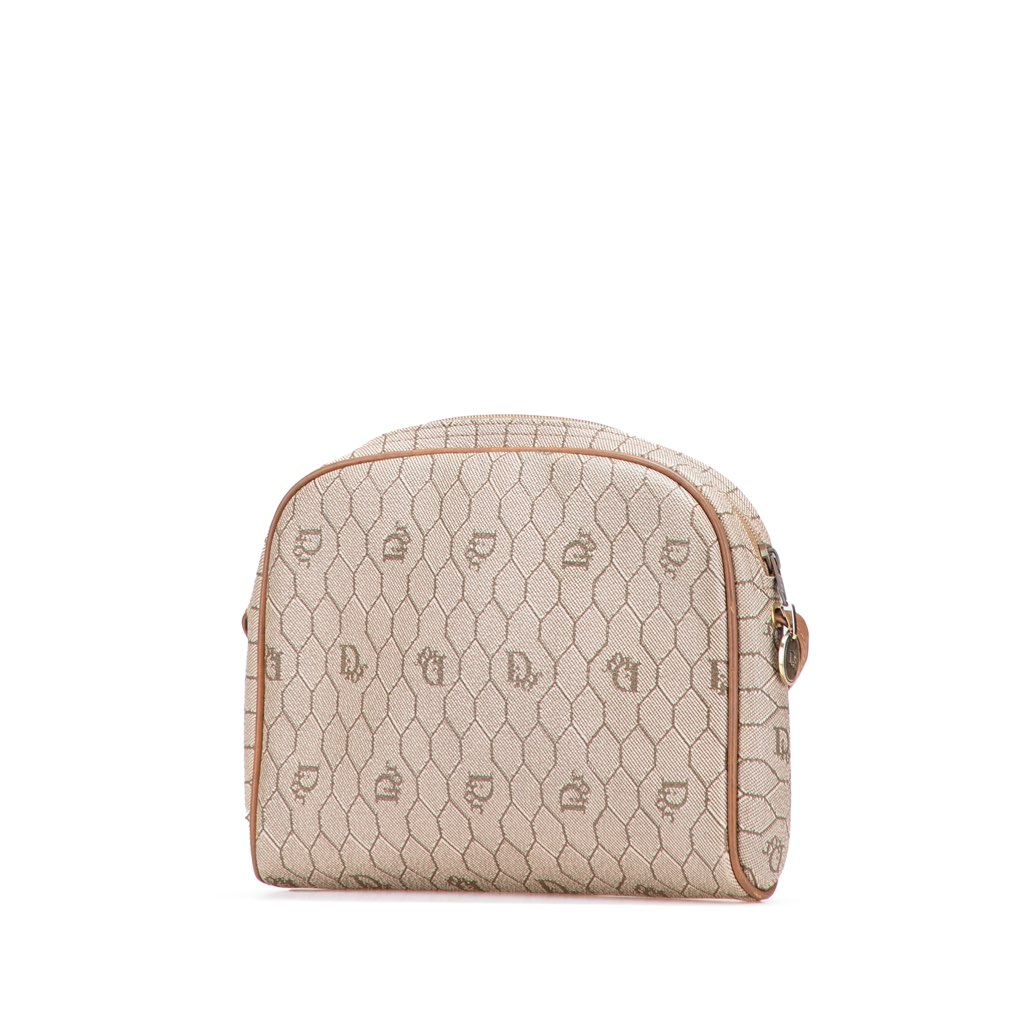 Dior Honeycomb Coated Canvas Crossbody - Back view