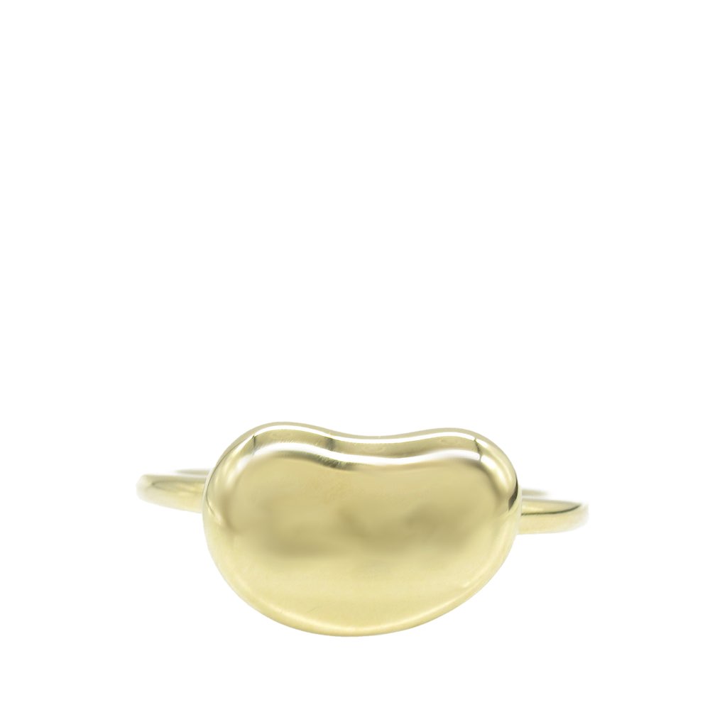 Tiffany & Co 18K Yellow Gold Elsa Peretti Bean Ring