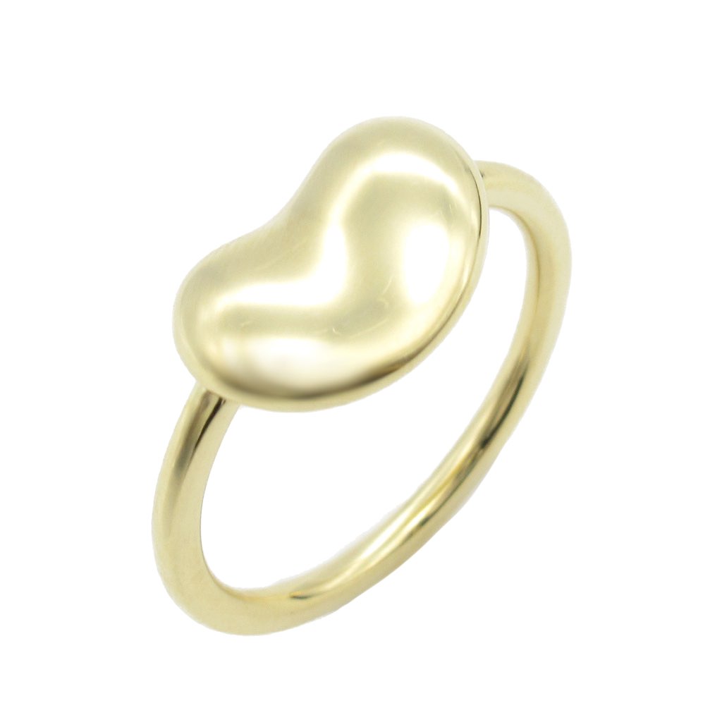 Tiffany & Co 18K Yellow Gold Elsa Peretti Bean Ring - 3