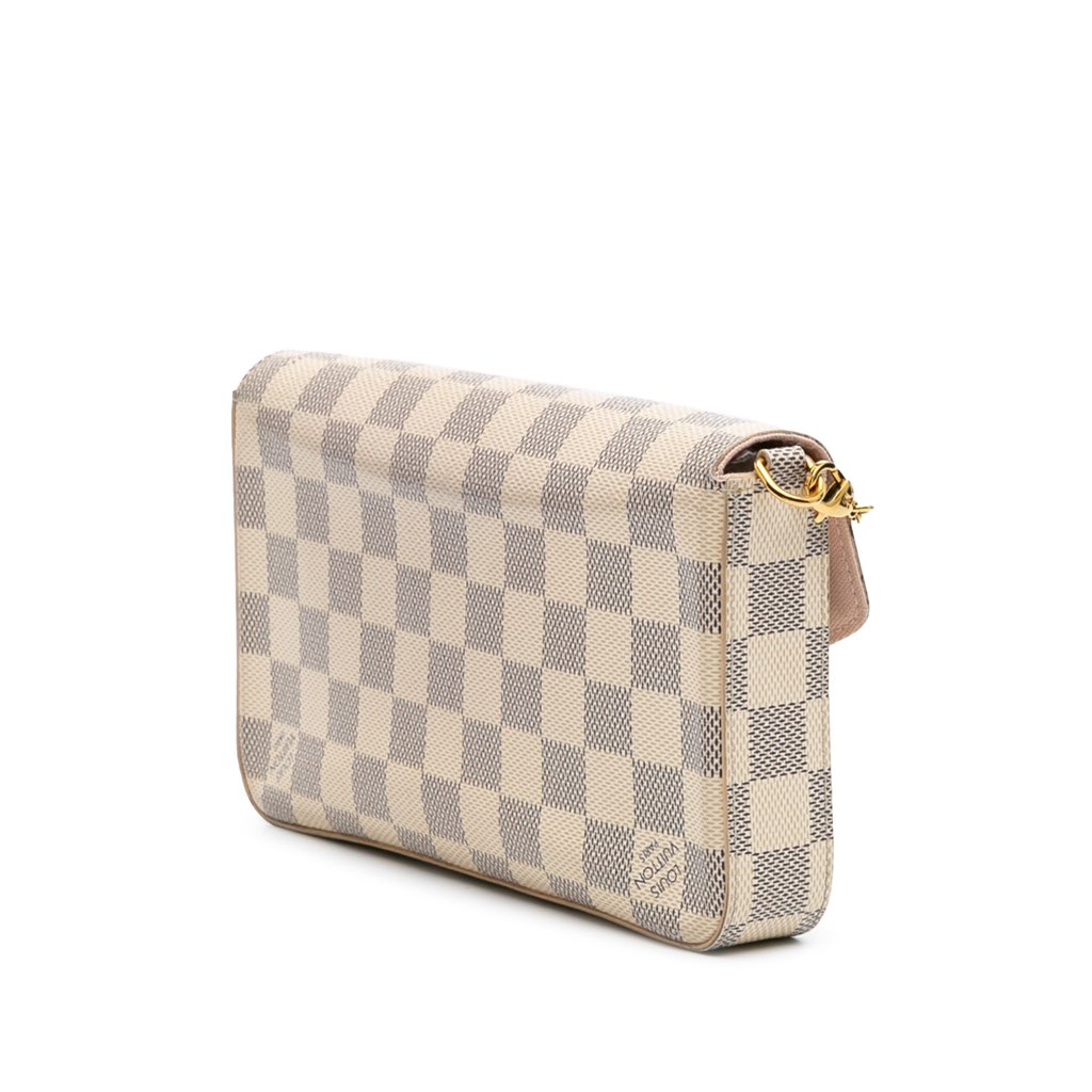 Louis Vuitton Damier Azur Pochette Felicie - Back view