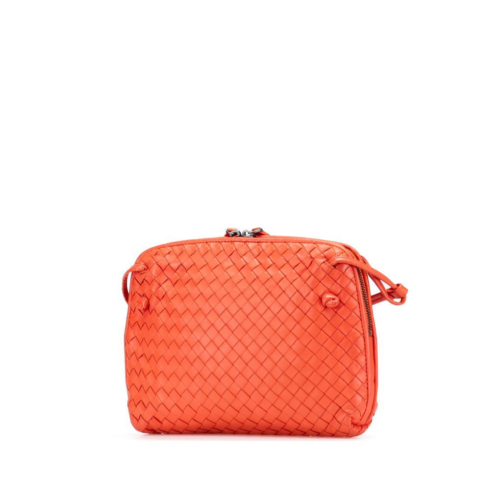 Bottega Veneta Medium Nappa Intrecciato Nodini Crossbody - Back view