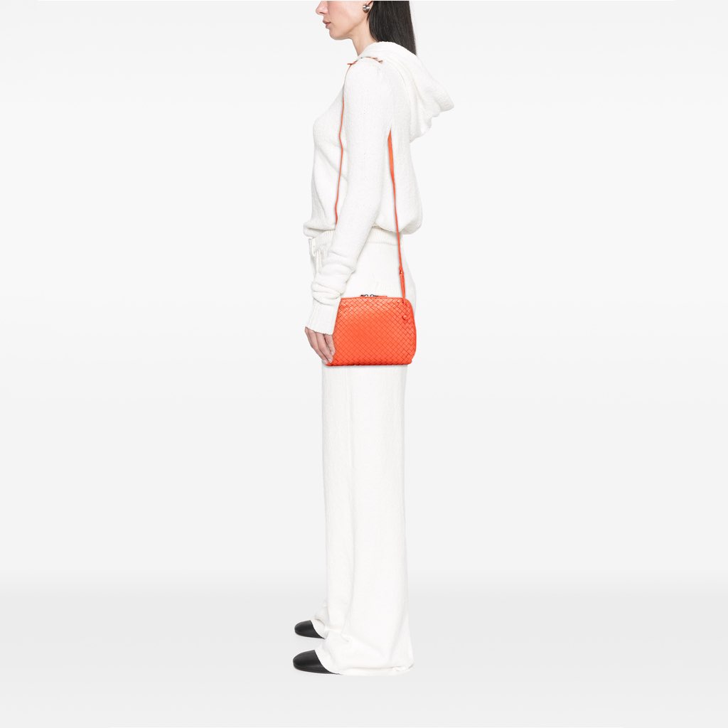 Bottega Veneta Medium Nappa Intrecciato Nodini Crossbody - Image 13