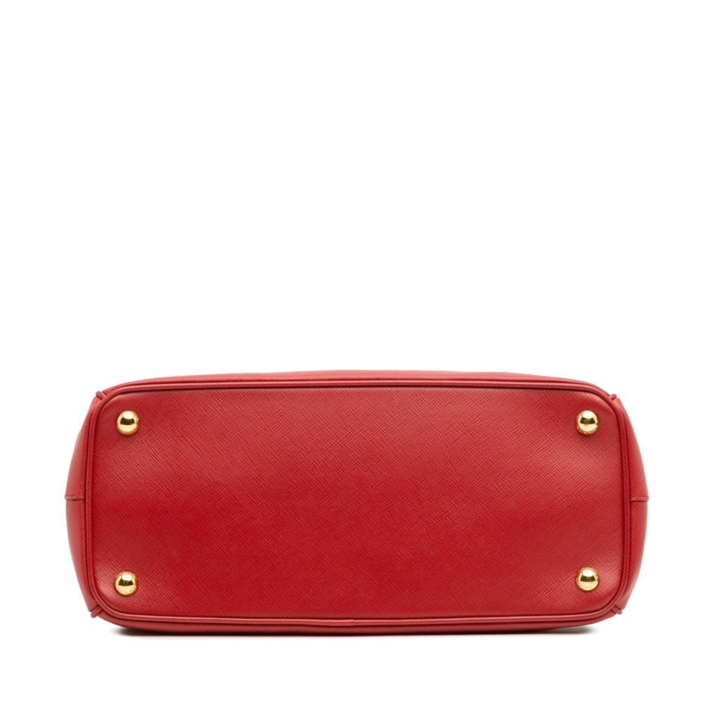 Prada Small Saffiano Lux Galleria Double Zip Satchel - Image 6