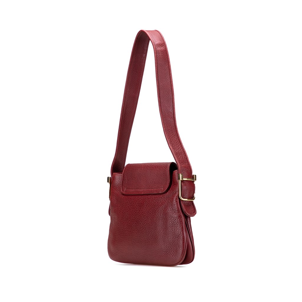 Gucci Leather 1973 Shoulder Bag - Back view