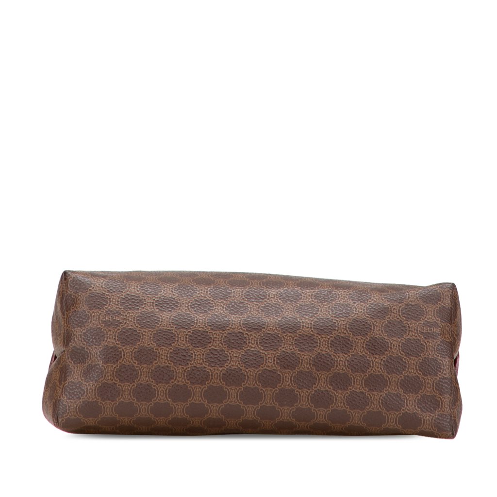 Celine Macadam Coated Canvas Clutch - Image 6