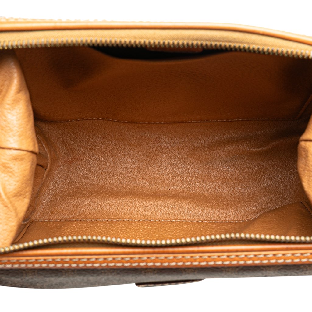 Celine Macadam Coated Canvas Clutch - 4