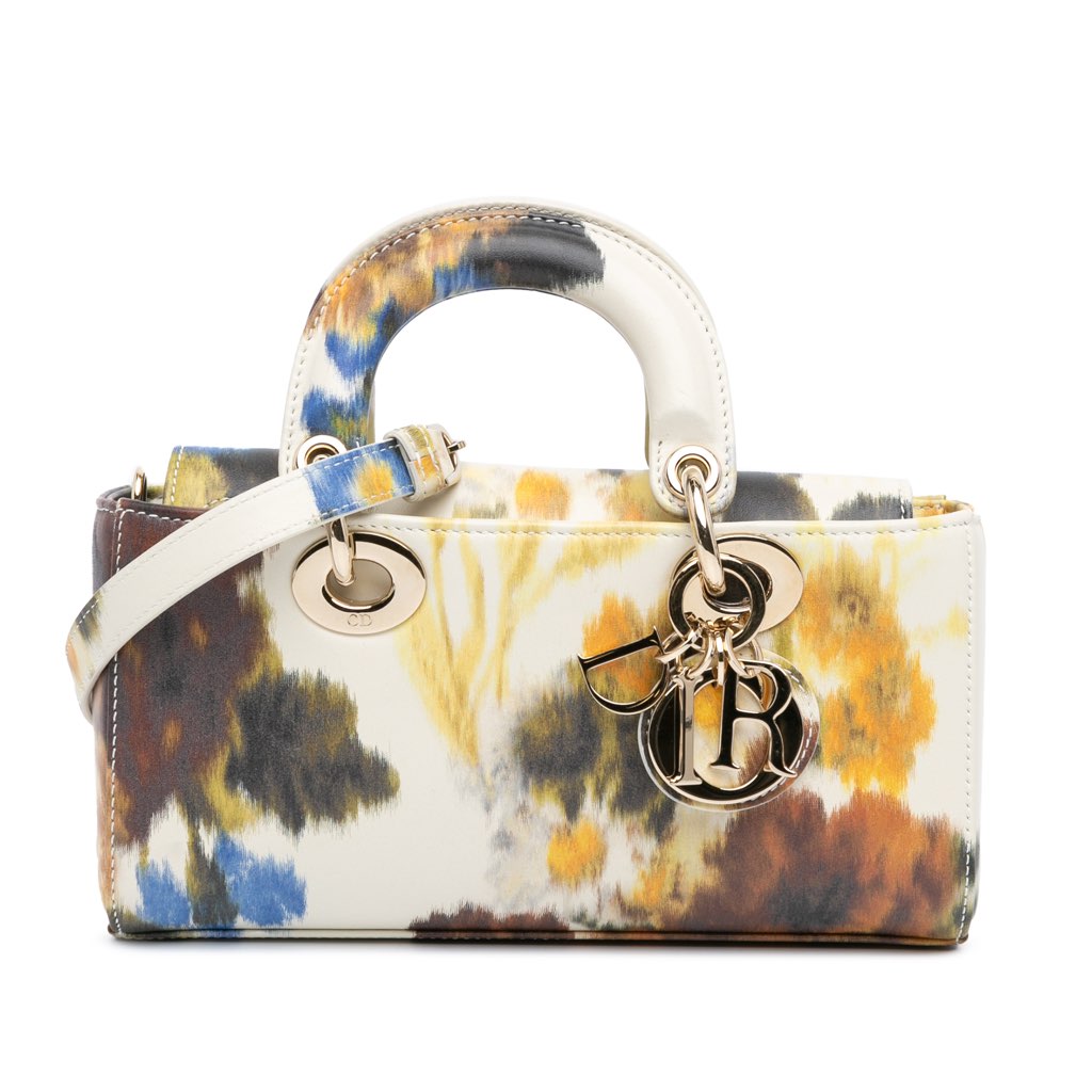 Dior Small Leather Floral Print Lady D Joy